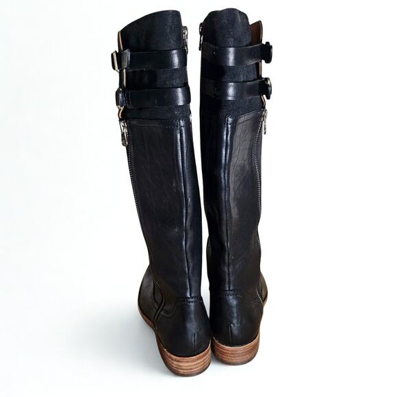 Kork-Ease Black Leather Riding Boots - Picture 5 of 9